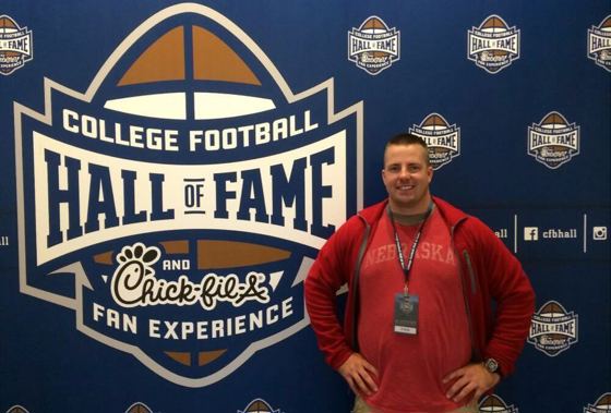Navy Seabee comes to The College Football Hall of Fame and Chick-fil-A Fan Experience on first day of 26-day Leave