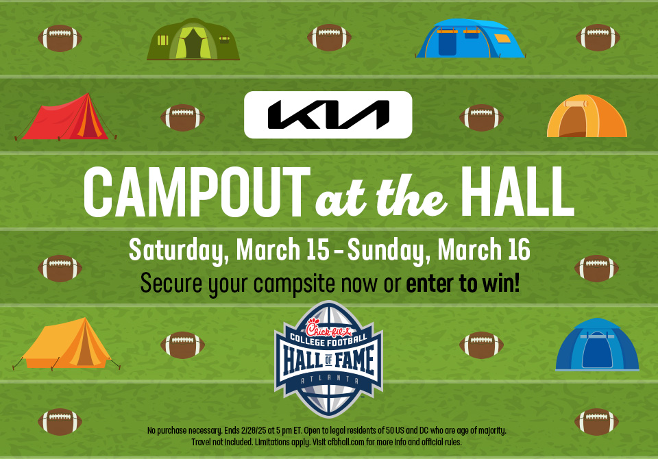 ENTER TO WIN! Kia Campout at the Hall Sweepstakes