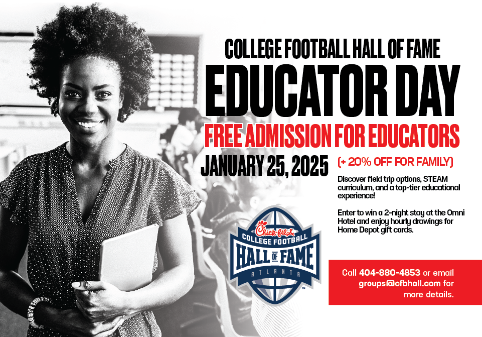 Educator Day at the College Football Hall of Fame